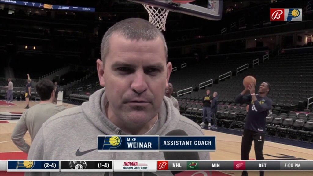 assistant coach mike weinar on the pacers perimeter shooting its not about raw attempts