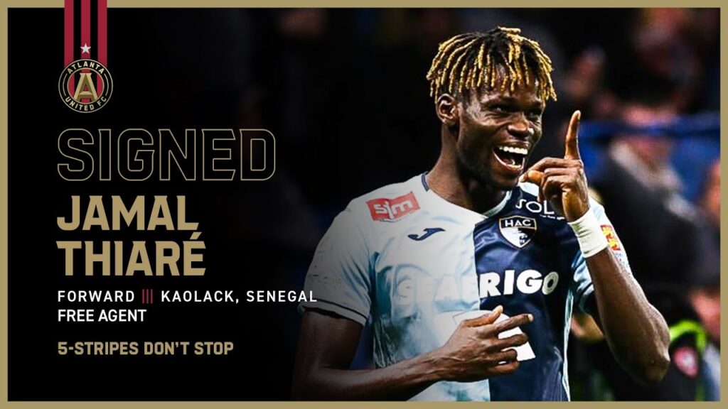 atlanta united signs senegalese forward jamal thiare