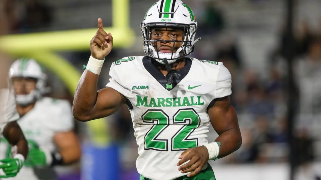 baltimore ravens rb rasheen ali 2021 highlights nfl draft 2024 marshall university