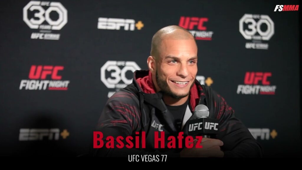 bassil hafez introduces himself to ufc fans ahead of ufc vegas 77 bout with jack della maddalena