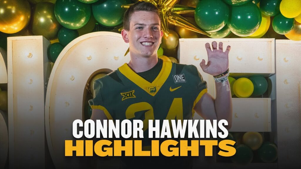 baylor football connor hawkins highlights national signing day 2024