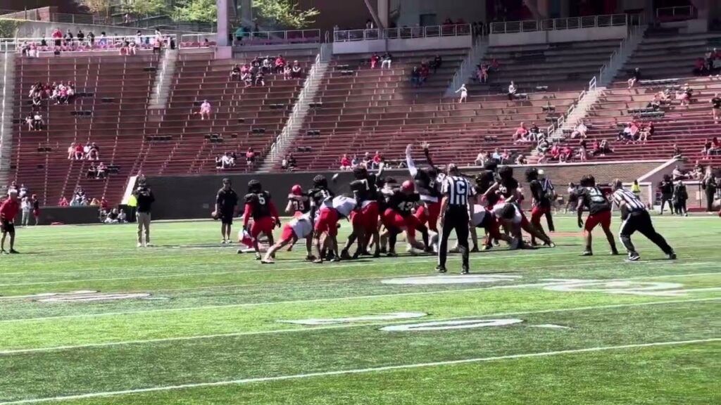 bearcats kicker carter brown with 55 yard fg in 2024 spring game