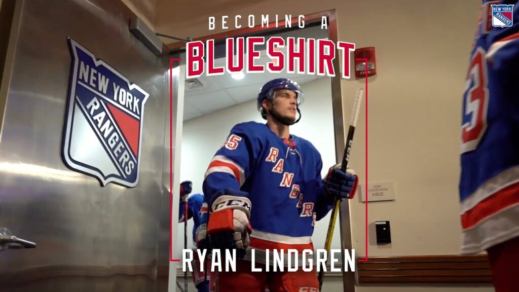 becoming a blueshirt ryan lindgren new york rangers 1