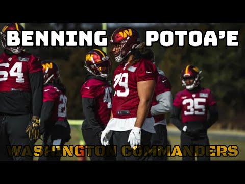 benning potoae 2022 23 season highlights washington commanders