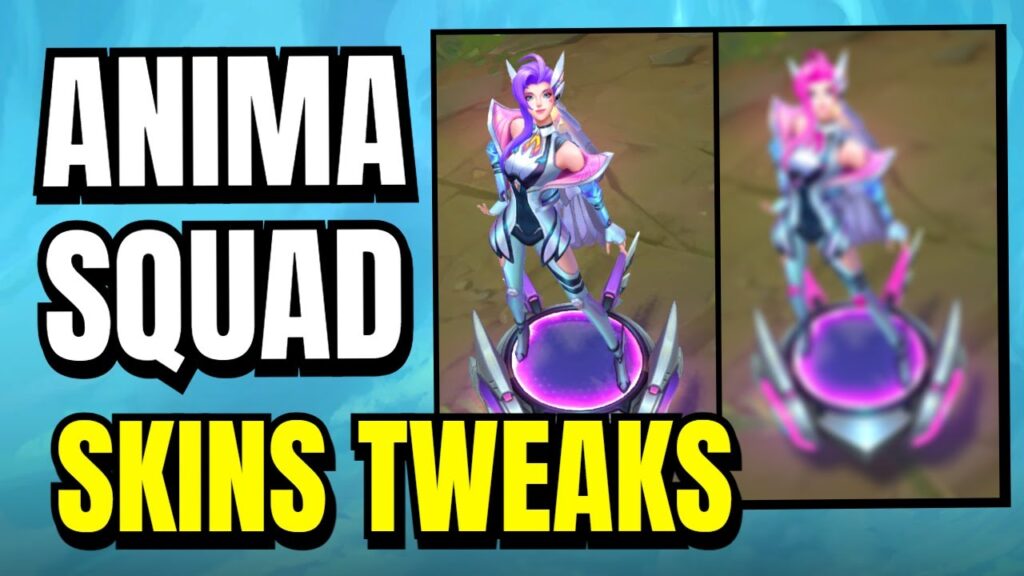 big changes to battle dove seraphine and other anima squad skins league of legends