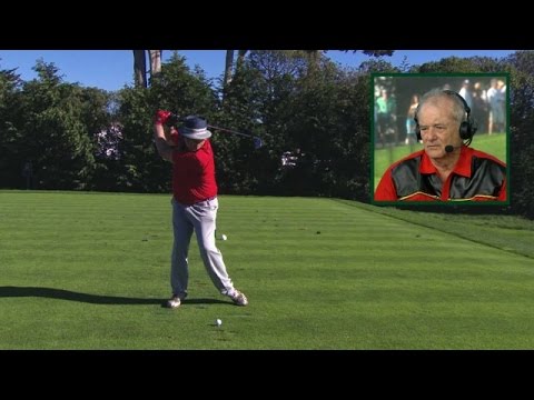 bill murrays swing is analyzed at att pebble beach 1