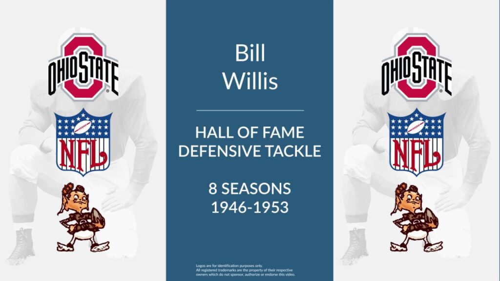 bill willis hall of fame football defensive tackle