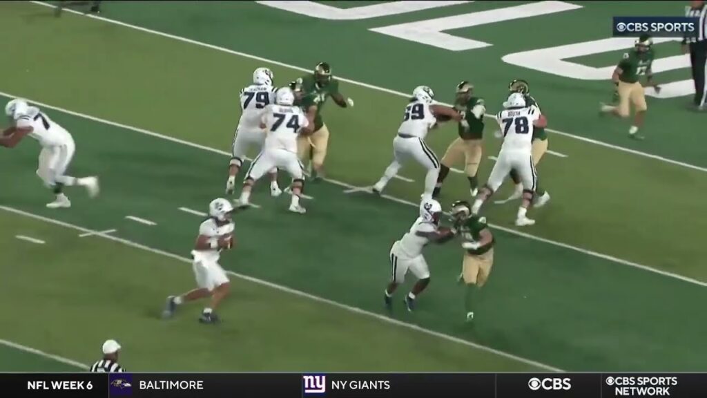 bishop davenport touchdown run against colorado state