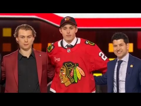 blackhawks select artyom levshunov no 2 overall in 2024 nhl draft