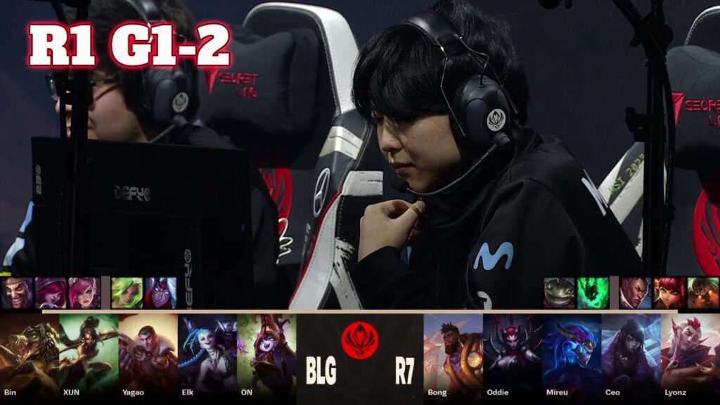 blg vs r7 game 2 round 1 lol msi 2023 play in stage bilibili gaming vs movistar r7 g2 full