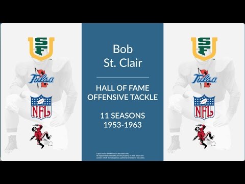 bob st clair hall of fame football offensive tackle