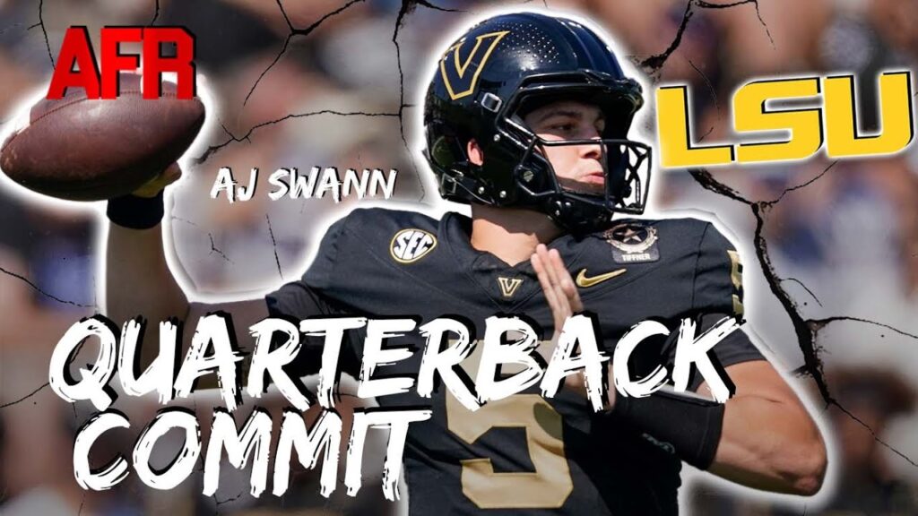 boom lsu lands transfer qb aj swann depth or starter