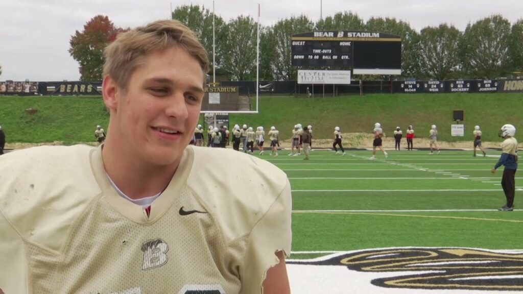 bradley central features their own gronk in josh helsdon