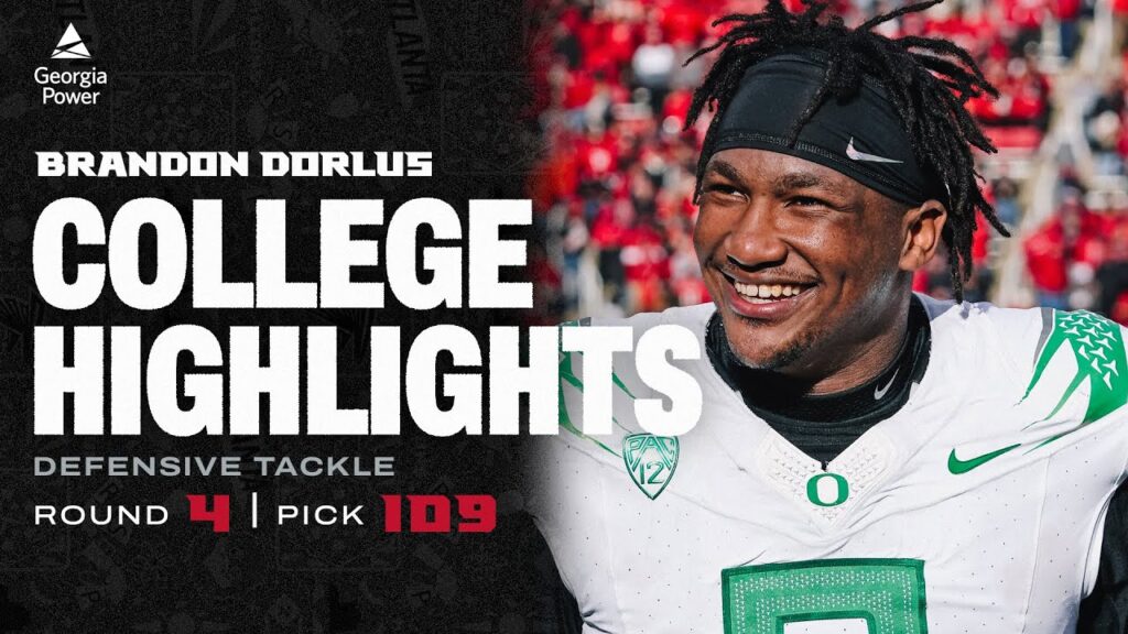 brandon dorlus college highlights 2024 nfl draft atlanta falcons