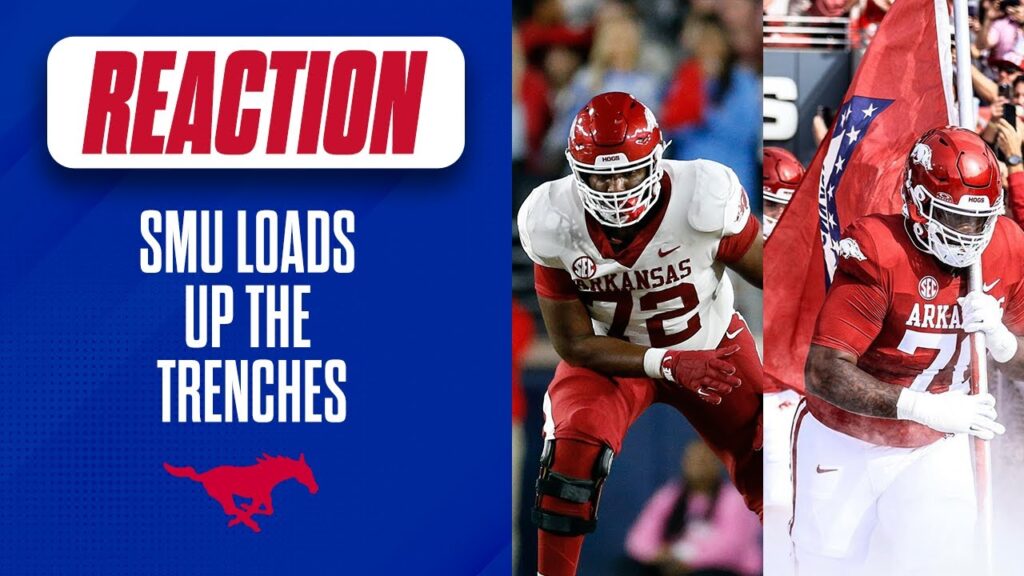 breaking arkansas ol andrew chamblee paris patterson commit to smu smu lands umass f matt cross