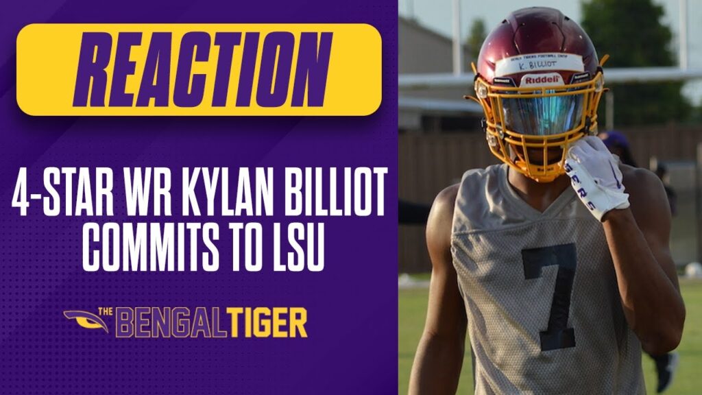 breaking kylan billiot commits to lsu tigers land a 2024 louisiana wr lsu football recruiting