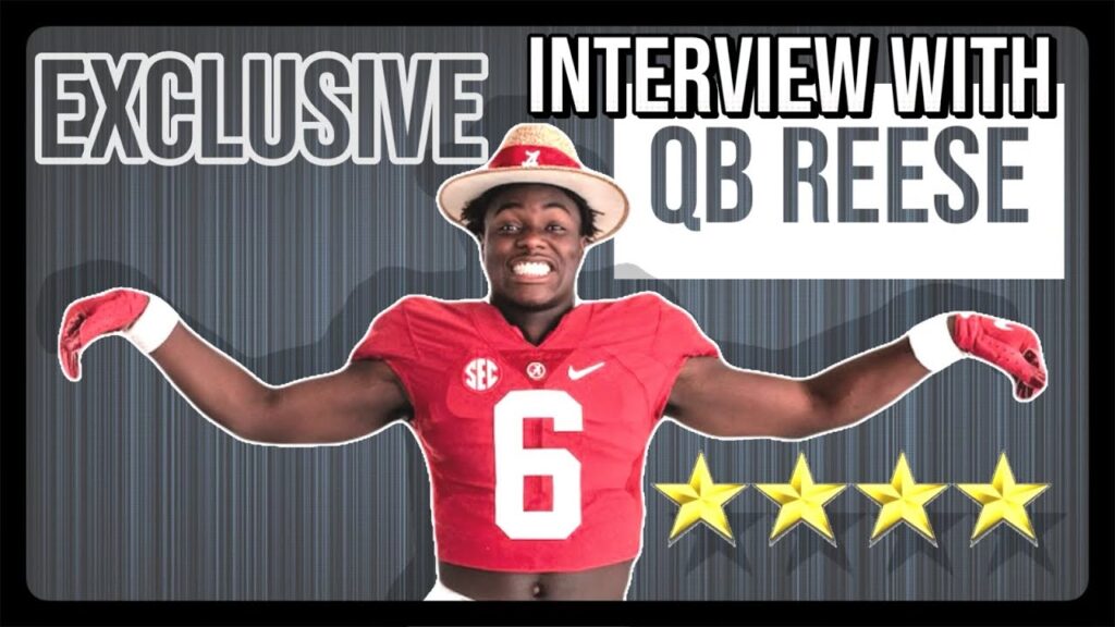 breaking news alabama football 4 star qb reese signed with the tide