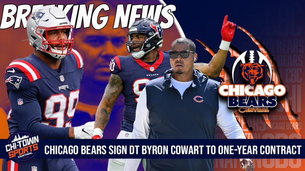 breaking news chicago bears sign dt byron cowart to one year contract