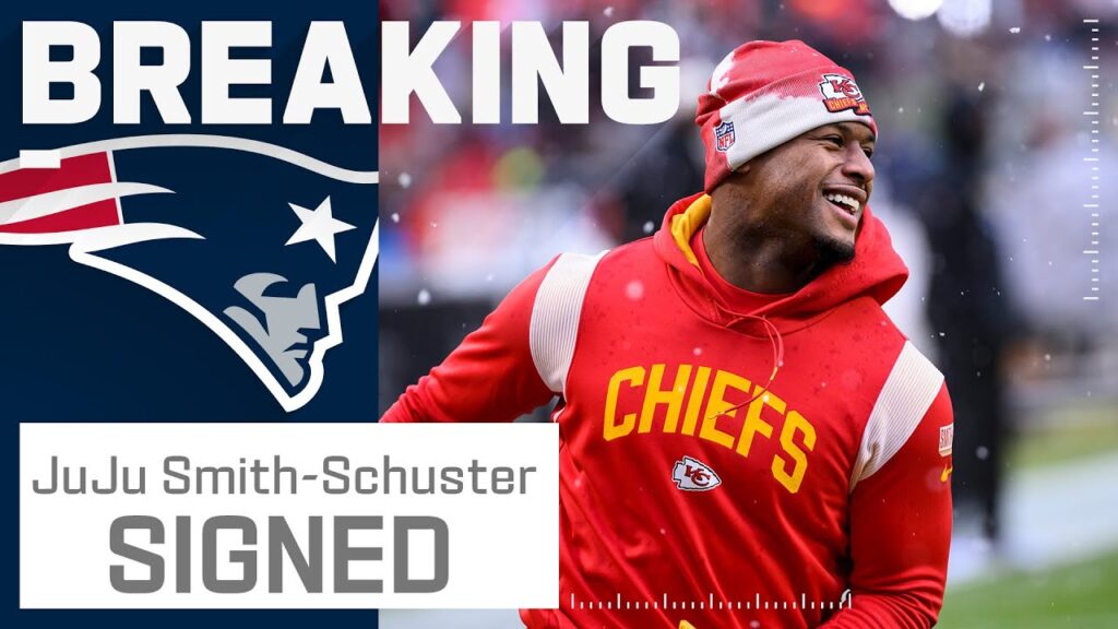 breaking news juju smith schuster signs 3 year 33m deal with the new england patriots