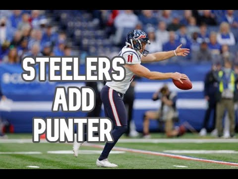 breaking steelers sign p cameron johnston