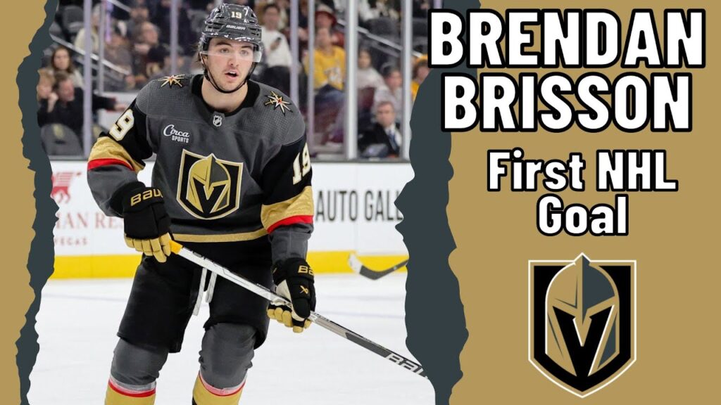 brendan brisson 19 vegas golden knights first nhl goal jan 20 2024