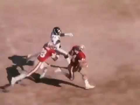 brent jones drags deion sanders into the endzone