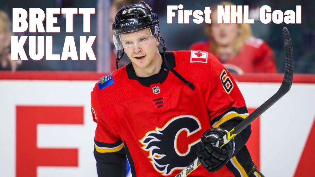 brett kulak 61 calgary flames first nhl goal feb 9 2018