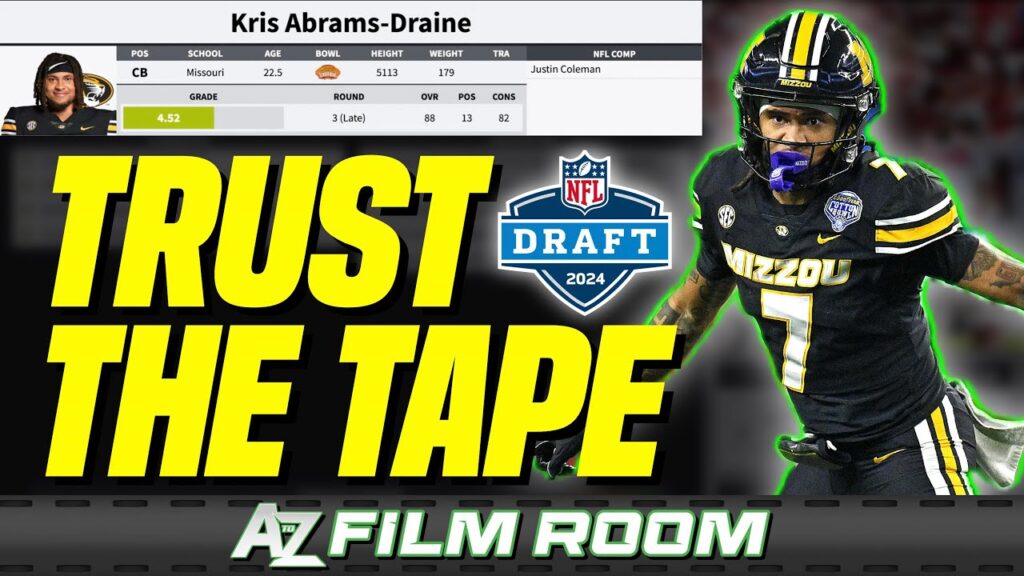 broncos cb kris abrams draine 2024 nfl draft scouting report