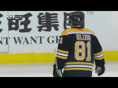 bruins anton blidh scores his 1st career nhl goal 12 20 2016