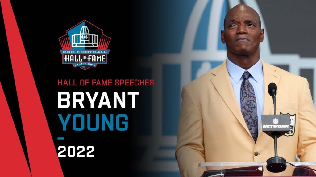 bryant youngs full hall of fame speech 2022 pro football hall of fame nfl 1