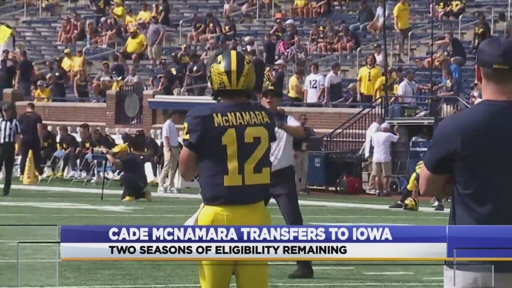 cade mcnamara transfers to iowa