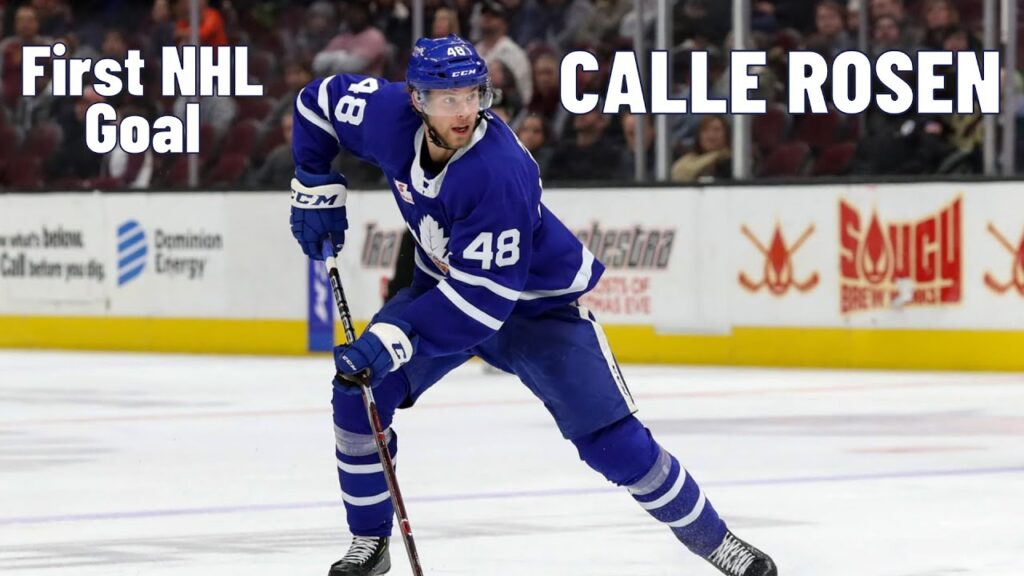 calle rosen 48 toronto maple leafs first nhl goal apr 1 2019