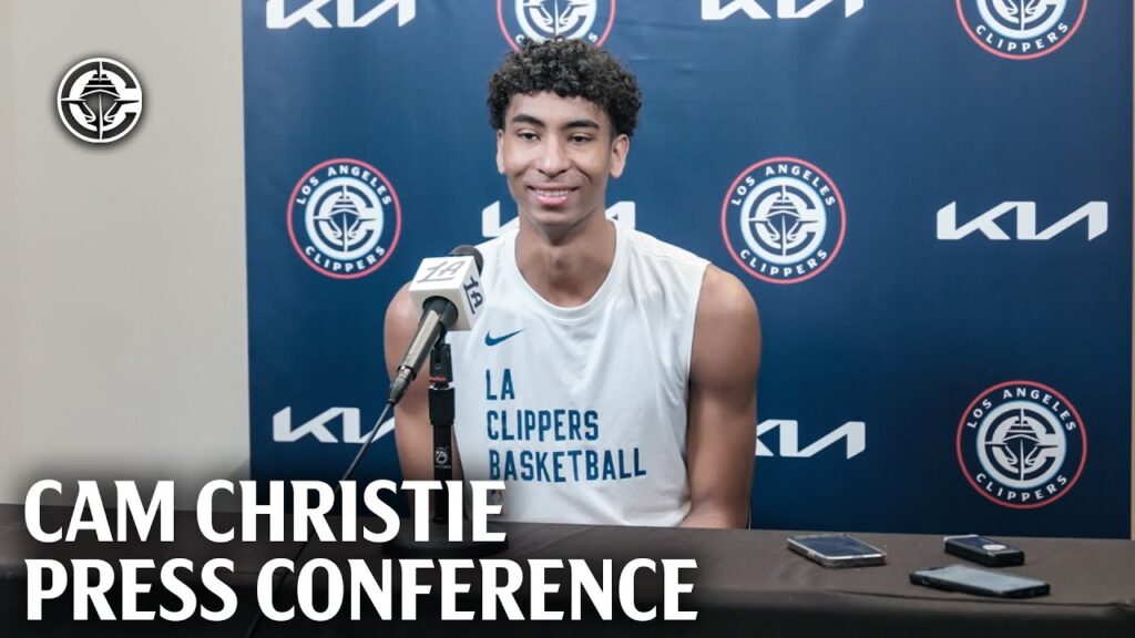 cam christies introductory press conference la clippers