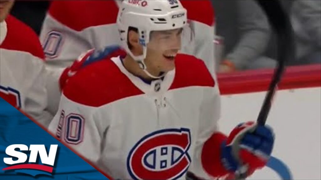 canadiens anthony richard uses speed to score first nhl goal vs avalanche