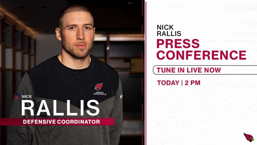 cardinals defensive coordinator nick rallis introductory press conference 1