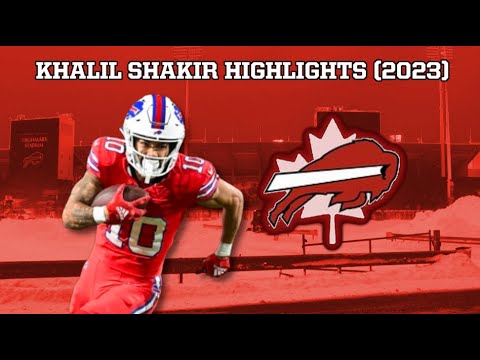 champions bills wr khalil shakir 2023 highlights