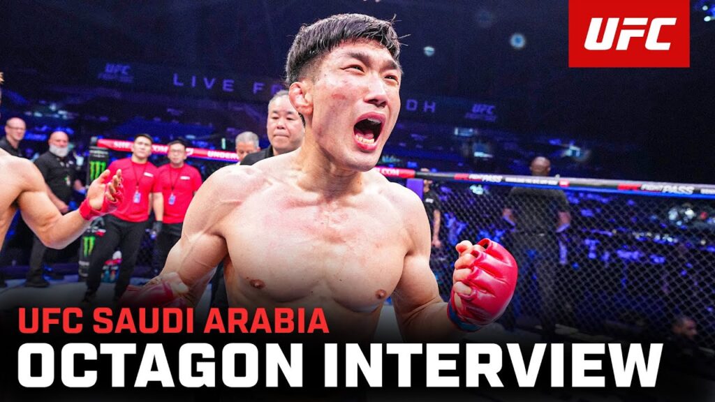 changho lee octagon interview ufc saudi arabia