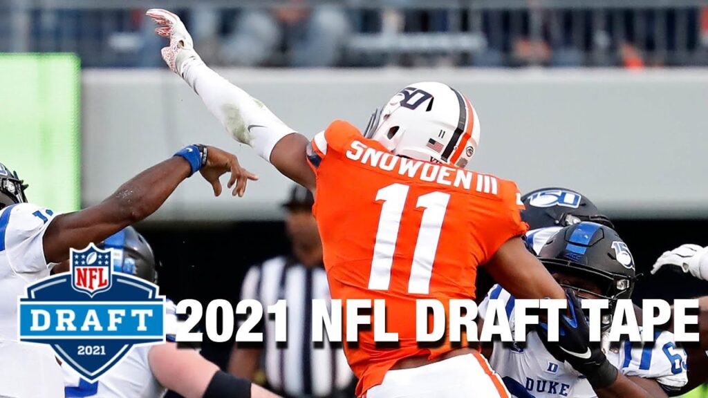 charles snowden nfl draft tape virginia lb