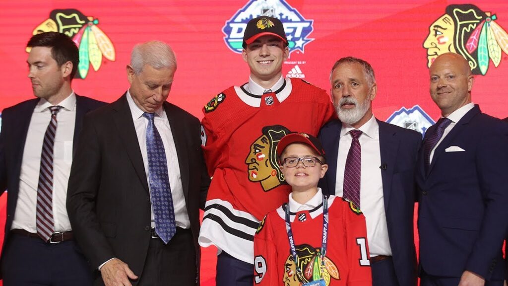 chicago blackhawks draft f kirby dach with the third overall pick