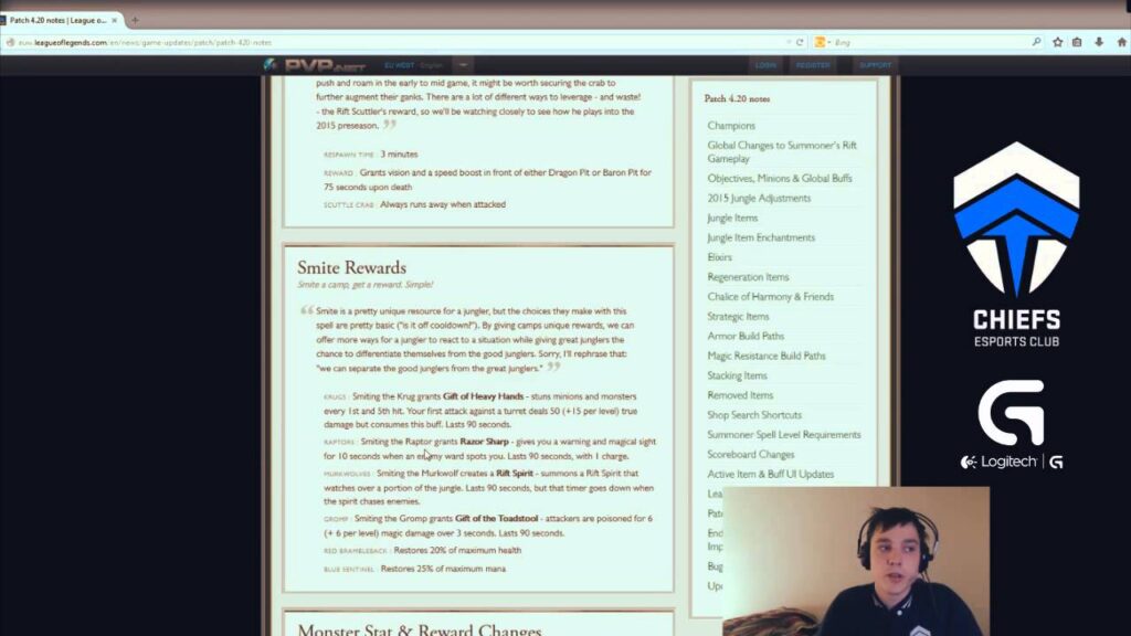 chief spookz league of legends patch 4 20 jungle rundown 1