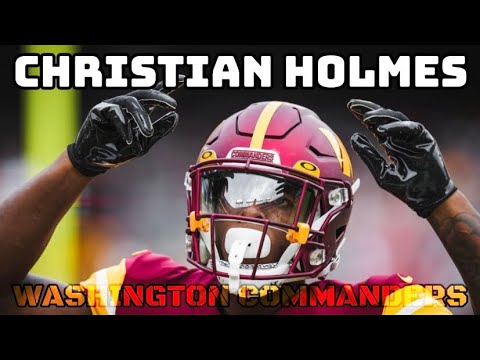 christian holmes complete rookie highlights gritty cb f09f92aa washington commanders