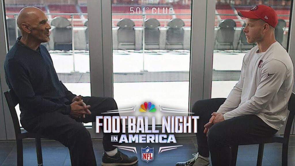 christian mccaffrey san francisco 49ers have no ceiling full interview fnia nfl on nbc