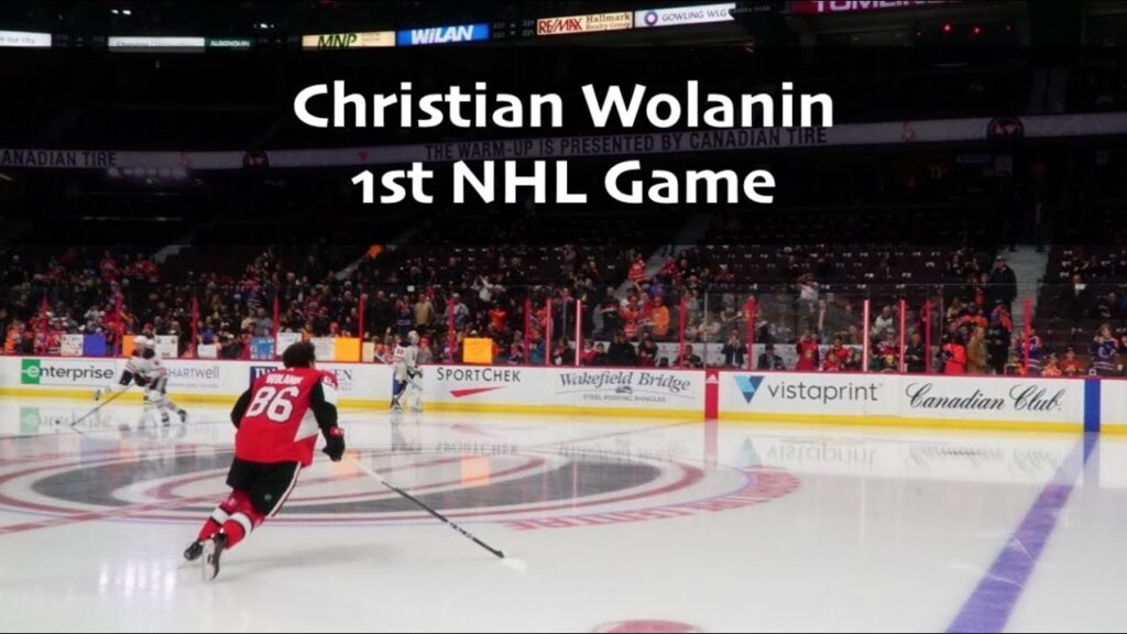 christian wolanin 1st nhl game highlights interview