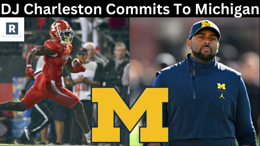 cj charleston commits to michigan michigan transfer portal news