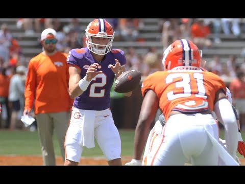 clemson qb cade klubnik every play from the 2024 spring game