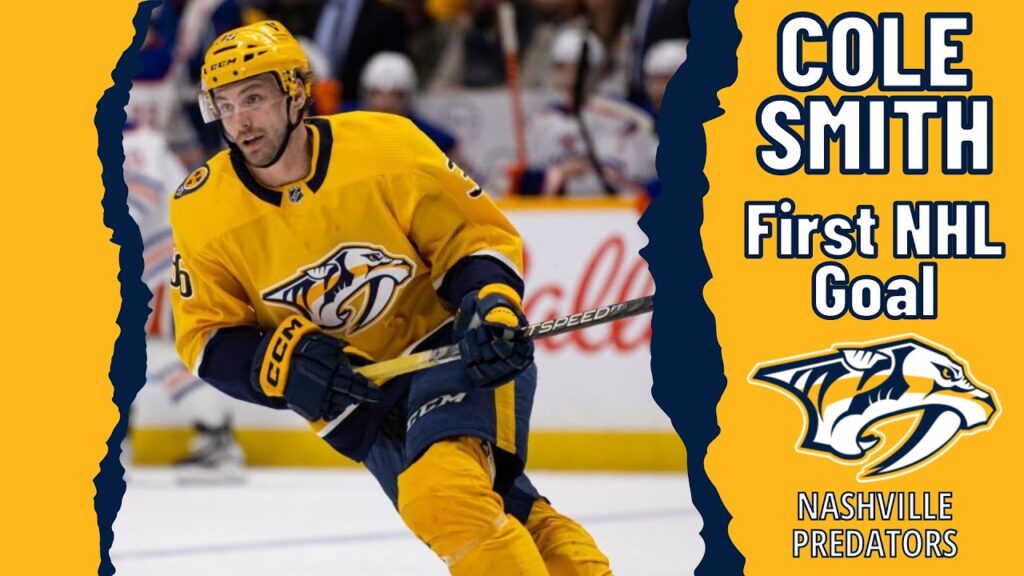 cole smith 36 nashville predators first nhl goal jan 21 2023