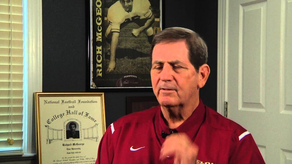 college football hall of fame inductee richard mcgeorge part 1