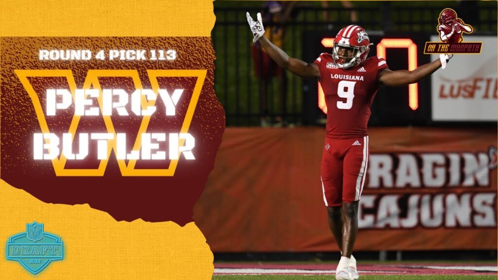 commanders pick louisiana db percy butler nfl draft