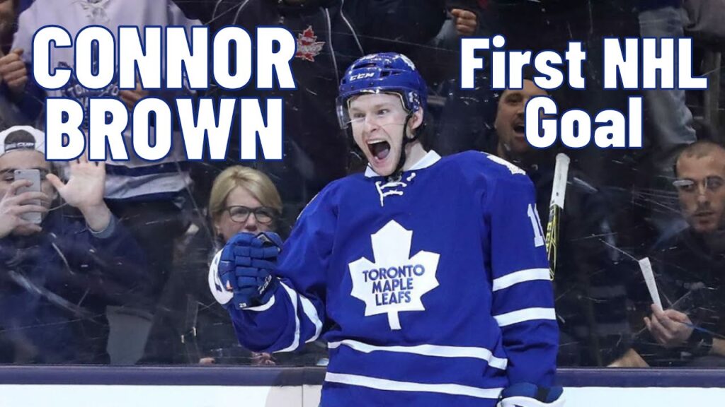 connor brown 16 toronto maple leafs first nhl goal mar 24 2016 classic nhl