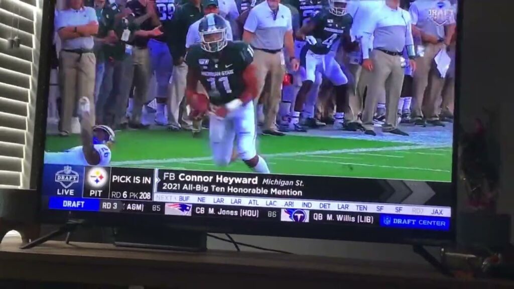 connor heyward gets selected by the pittsburgh steelers